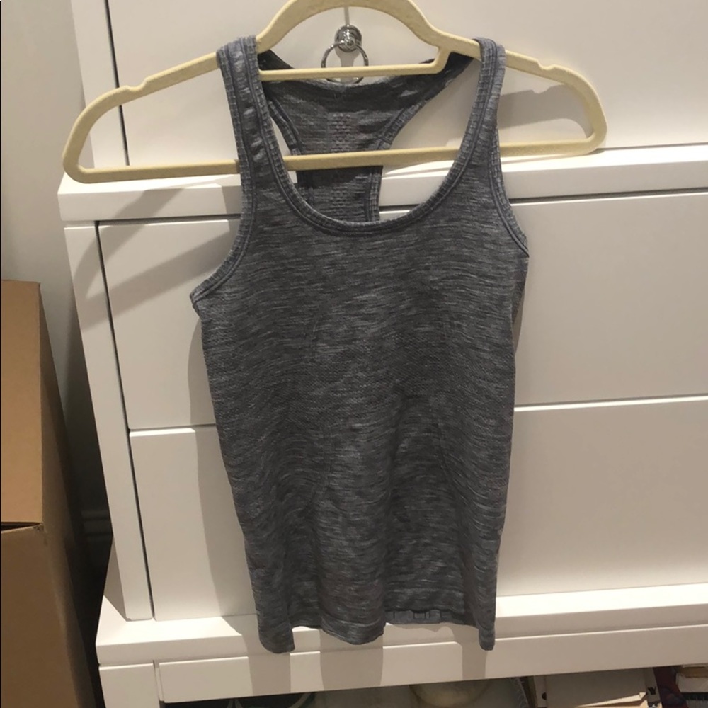 Dark Gray Swiftly Tech Lululemon Tank